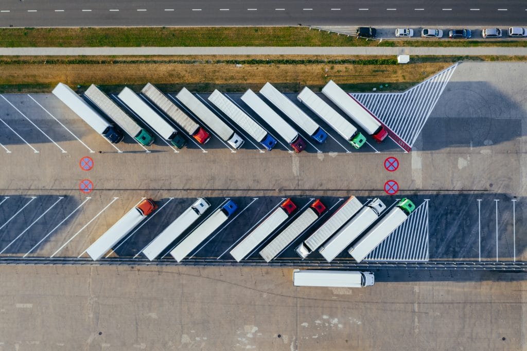 flotte de camions